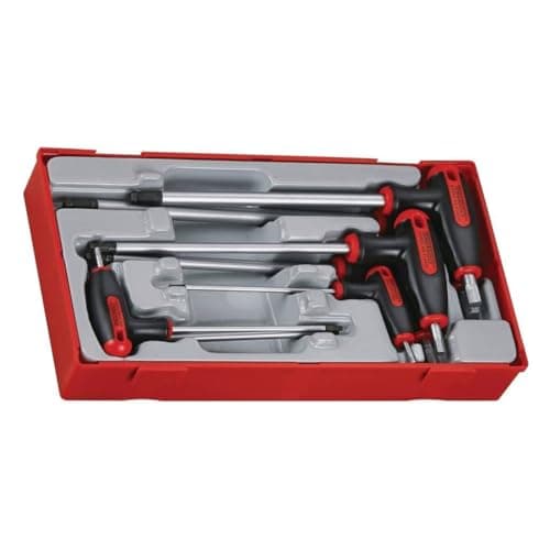 Image of Teng TTHEX7Metric Hex T-Handle Drivers (7 Pieces)