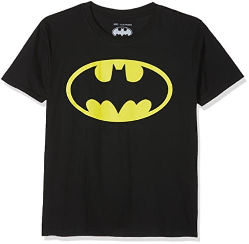 Image of DC Comics Boy's Batman Logo T-Shirt, Black, 3-4 Years