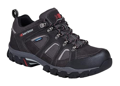 Image of Karrimor Men's Bodmin Iv Weathertite Low Rise Hiking Boots, Black, 9 UK