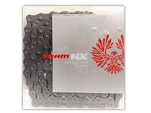 Image of Sram NX Eagle 12-Speed Chain 126 Links Gray w Decal, Powerlock Included