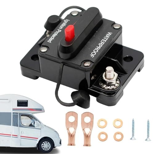 Image of 12V Circuit Breaker - RCD Circuit Breaker | 20A UK plug RCD socket adapter | RCD Adapter Protection for RCD Plug Safety Pool Pump, Power Pressure Washer, Air Conditioner, Hair Dryer
