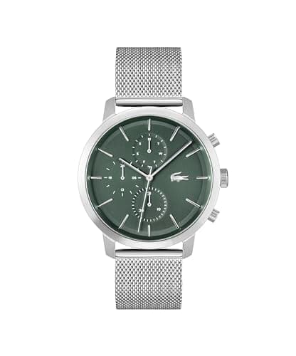 Image of Lacoste Analogue Multifunction Quartz Watch for men Collection Replay with Stainless Steel or Leather bracelet
