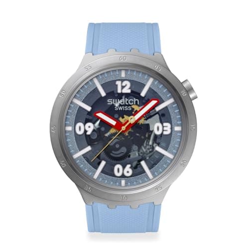 Image of Swatch Big Bold Moment - SB07S122, blue, strip
