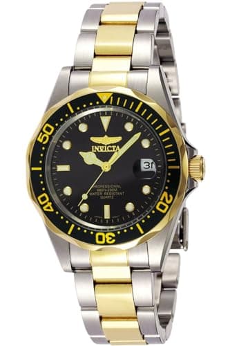 Image of Invicta Pro Diver 8934 Watch - Waterproof - Analogue - Quartz Movement - stainless steel with Black dial - 37mm