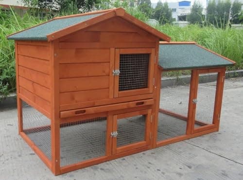 Image of BUNNY BUSINESS Hutch Cover to fit the Super Sized Lodge, Rabbit, Guinea Pig, Outdoor Hutch, Double Decker Rabbit Hutches DDP-2070 (SS LODGE HUTCH COVER)