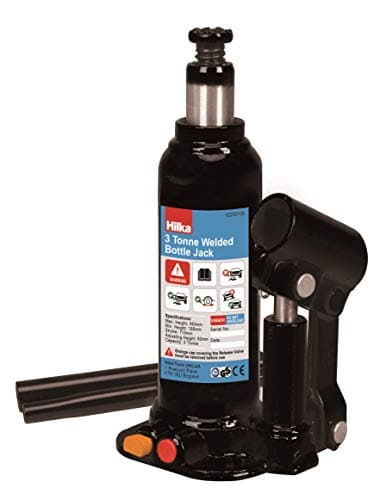 Image of Hilka Tools 3 Tonne 188-363mm Welded Bottle Jack in Case, Silver
