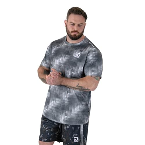 Image of D555 Mens Watson Big & Tall Dry Wear Short Sleeve T-Shirt - Grey - 5XL