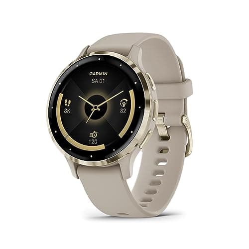 Image of Garmin [Renewed Venu 3S GPS 41mm Smartwatch, AMOLED Touchscreen, 24/7 Advanced Health & Fitness Features, Voice Functionality, Music Storage, up to 10 days battery life, French Grey (Renewed)