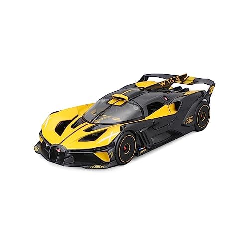 Image of Maisto BUGATTI BOLIDE Super Car - 1:24 Scale - Incredibly Detailed Die-Cast Replica Collectible Model, Yellow