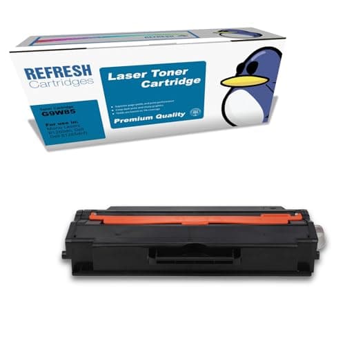 Image of Refresh Cartridges Remanufactured G9W85 (593-11110) Black Toner Cartridge Replacement for Dell Printers