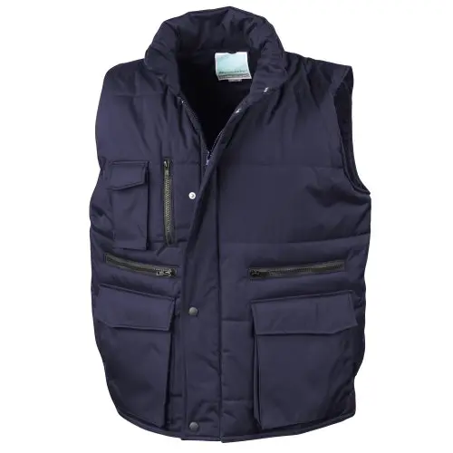 Image of Result Mens Lance Bodywarmer / Gilet (Windproof & Showerproof) (L) (Navy)