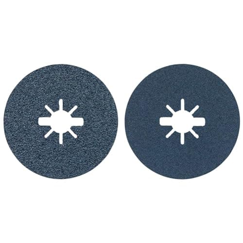 Image of Bosch Professional Fibre Sanding Discs Best + Fibre Sanding Discs Best (for Metal, X-LOCK, R574, Diameter 115 mm, Grit Size 60, Bore Diameter: 22.23 mm)