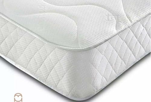 Image of Hybrid Memory Foam & Spring Mattress - 22cm Thick Hydro Memory Foam & Spring Coil Mattress | Body Support, Spinal Alignment & Pressure Relief | UK Made & Hypoallergenic (4ft6 Double (137x190cm))