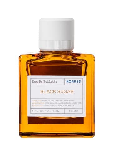 Image of Korres Black Sugar Eau De Toilette 50ml, Vegan Fragrance, Unisex Fragrance
