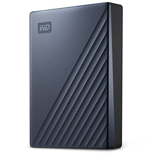 Image of Western Digital 5TB My Passport Ultra Blue Portable External Hard Drive HDD, USB-C and USB 3.1 Compatible - WDBFTM0050BBL-WESN