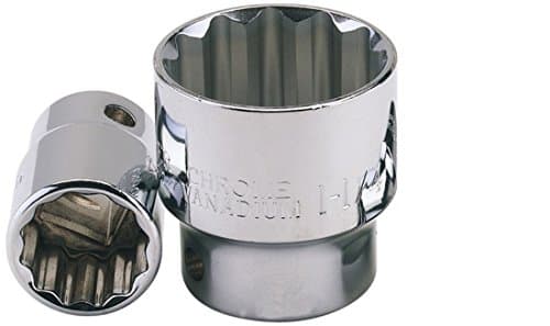 Image of Draper 24525 Expert Hi-Torq 12 Point Socket, 1/2" Square Drive, 1.5/16", Blue
