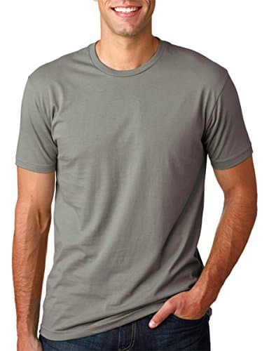Image of Next Level Mens Cotton Crew - WHITE - XS - (Style # 3600 - Original Label) - -