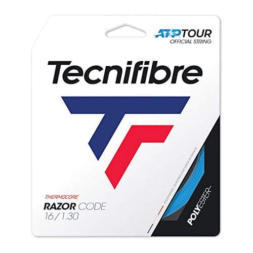 Image of Tecnifibre Razorcode Tennis String 1.30 Blue - 12m Set