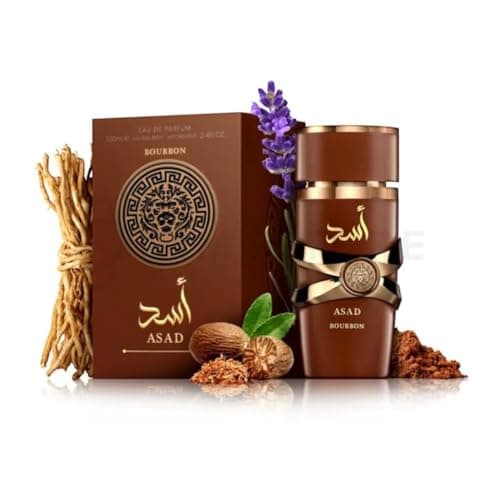 Image of Asad Bourbon Eau De Parfum 100ml, Long-Lasting Arabian Perfume for Men & Women, Warm Spicy Vanilla Amber Fragrance, Premium Unisex EDP Spray