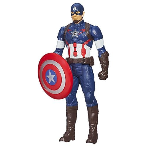 Image of Marvel Hasbro Avengers Age of Ultron Titan Hero Tech Captain America 12 Inch Figure