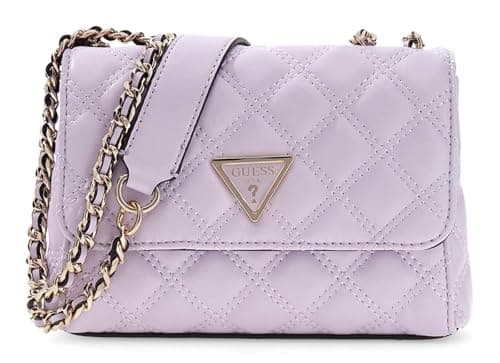 Image of GUESS cross body bag shoulder bag Giully II Mini Compound Convertible Flap Bag Lilac