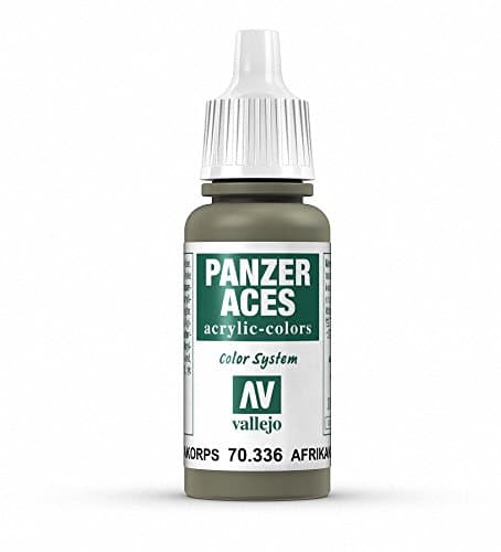 Image of Vallejo Panzer Aces 17 ml Acrylic Paint - Afrika Korps Tank Crew
