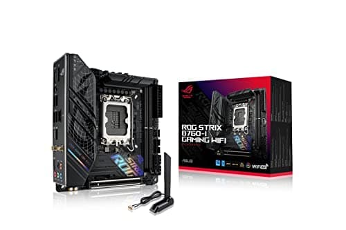 Image of ASUS ROG Strix B760-I Gaming WiFi, Intel LGA 1700, 2 x DIMM DDR5, 1 x Display Port, 1 x HDMI