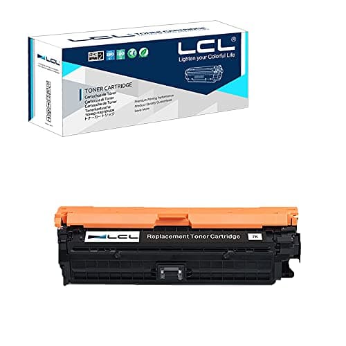 Image of LCL CE740A 307A Toner Cartridge Replacement for HP CE740A 307A Replacement for HP Color Laserjet CP5225 CP5225n CP5225dn (1 Black)