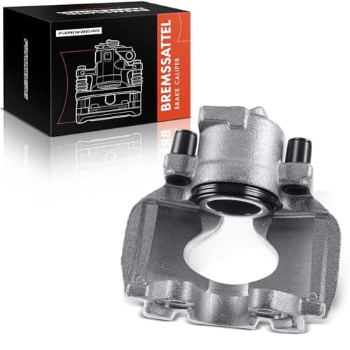 Image of Frankberg Brake Caliper Disc Brake Front Axle Left Compatible with Transporter IV Bus Transporter IV Box Transporter IV Platform/Chassis Replace# 7D0615123