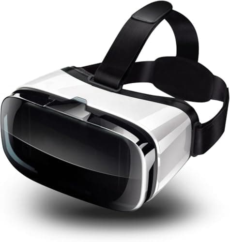 Image of VR Headset for Phone, Compatible with iPhone Samsung and Android 3D Virtual Reality for Kids and Adults VR Glasses for Smartphone /4.5-6.3in Eyes Protected Anti-Blue HD Lenses