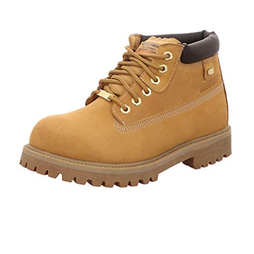 Image of Skechers Men's Sergeants Verdict Winter, Hiking Boots, Yellow, 3 UK