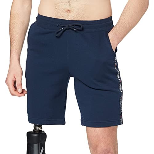 Image of Tommy Hilfiger Men's Short Hwk Um0um00707 Pyjama Shorts, Blue (Navy Blazer), S