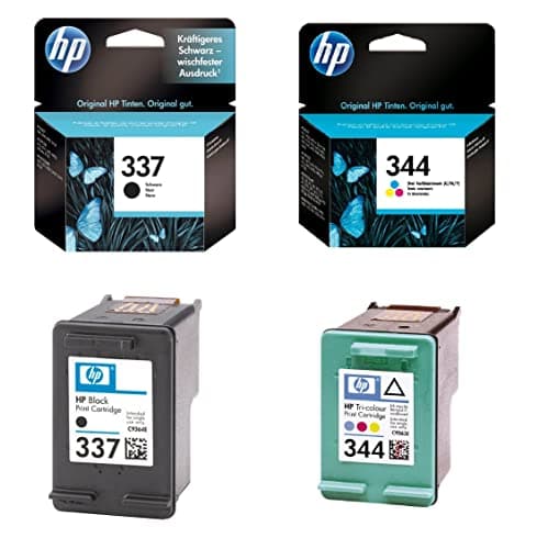 Image of HP Original 337 + 344 Ink Cartridges Multipack Set Black + Colour for DeskJet 5940, 5943, 5950, OfficeJet 6313, 6515, PhotoSmart 2570, 8030