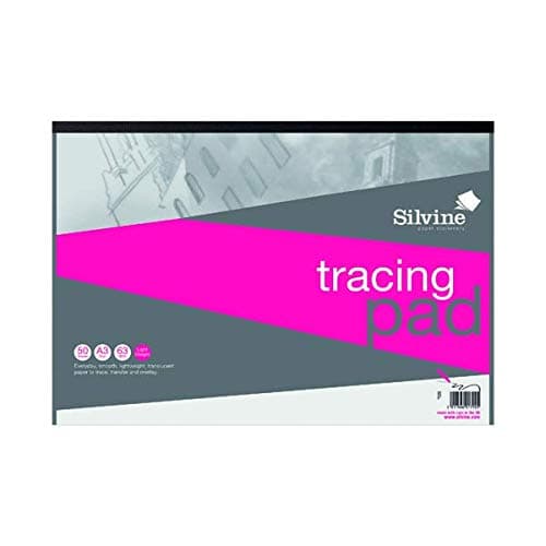 Image of Silvine Everyday Tracing Pad 50 Sheets A3 A3T50 FINCHLEY Pen Free