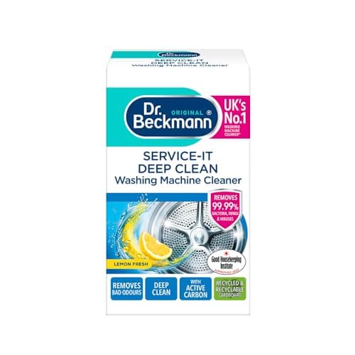 Image of Dr. Beckmann Service-it Deep Clean Washing Machine Cleaner | Removes 99,99 % of bacteria and fungi and viruses | eliminates bad odours | 250 g