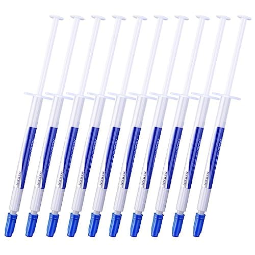 Image of MoneyQiu HY510-10PCS(1PCS-1g) CPU thermal heatsink paste Silicone Grease Compound Carbon Based High Performance non-conductive for pc cpu gpu PS4 10 Gram