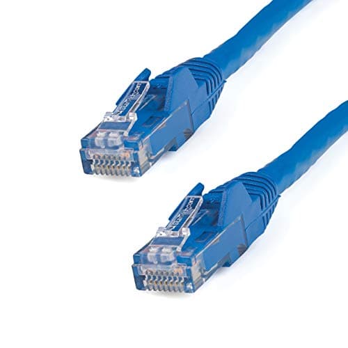 Image of StarTech.com 2m CAT6 Ethernet Cable - Blue CAT 6 Gigabit Ethernet Wire -650MHz 100W PoE++ RJ45 UTP Category 6 Network/Patch Cord Snagless w/Strain Relief Fluke Tested UL/TIA Certified (N6PATC2MBL)