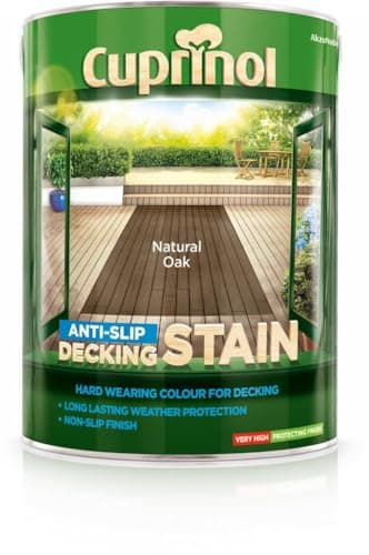 Image of Cuprinol Ultra Tough Decking Stain 5L Natural Oak (319265)