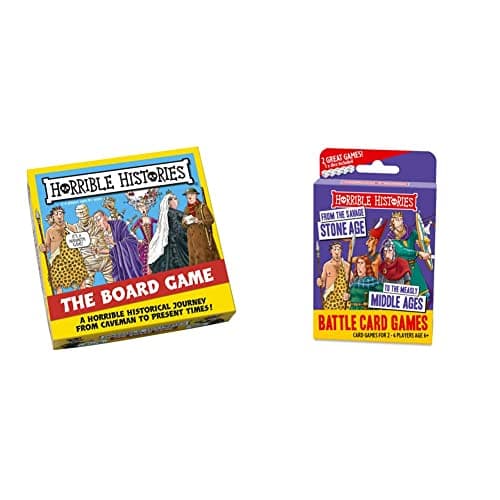 Image of Horrible Histories 7305 Board Game & 7515 Stoneage Card Game