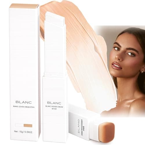 Image of 2-in-1 Colour Adaptive Foundation Stick – Hydrating Matte Concealer & Foundation, Lightweight Longwear Formula, Portable for Quick Touch-Ups, Seamless Coverage for All Skin Tones (Medium)