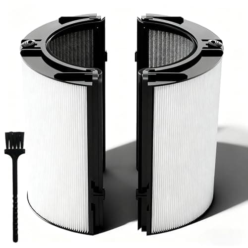 Image of 360°Combi Glass H13 2-in-1 Hepa + Activated Carbon Filter Replacement Filter Compatible with Dyson TP06 TP07 TP09 TP10 TP04 TP7A TP4A DP04 HP04 HP06 HP07 HP09 HP10 PH01 PH02 PH03 PH3A Air Purifier