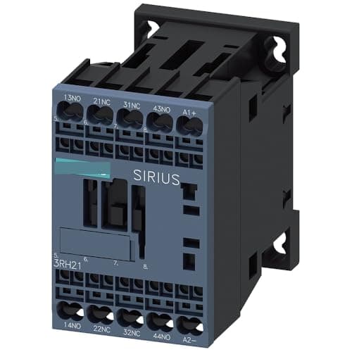 Image of Coupling Auxiliary contactor 2NO+2NC 110V DC S00 Spring Tension Connector with varistor 3RH2122-2LF40