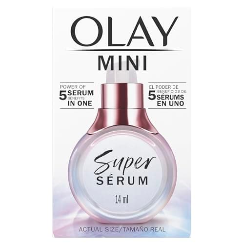Image of Olay Super Serum, Hydrating Face Serum with Vitamin C, Niacinamide, Collagen Peptide, Skincare For Anti Ageing & Brightening, 14ml