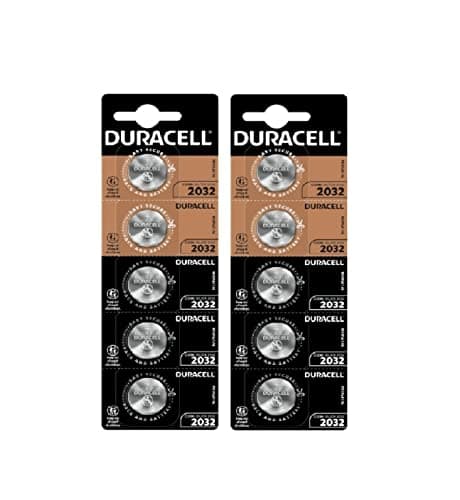 Image of Duracell 10 x CR 2032 Lithium (2 Blister Packs of 5 Batteries) 10 Batteries