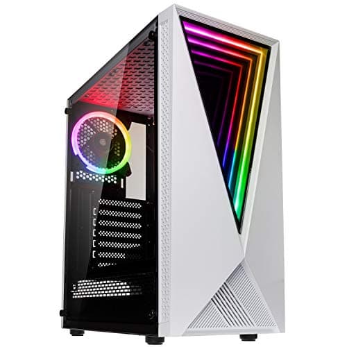Image of Kolink VOID WHITE unité centrale Midi Tower Noir, Blanc