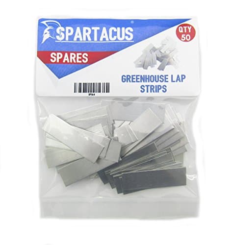 Image of Spartacus Greenhouse Aluminium Lap Strip 40mm x 12mm Pack of 50