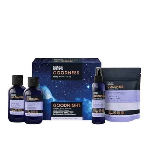 Image of Baylis & Harding Goodness Sleep Lavender & Bergamot Goodnight Gift Set - Vegan Friendly (Pack of 1)