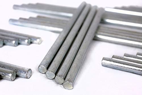 Image of Deflecto Value 115 mm Metal Riser Rods (Pack of 4)