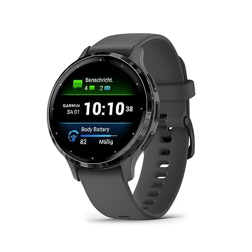 Image of Garmin [Renewed Venu 3S GPS 41mm Smartwatch, AMOLED Touchscreen, 24/7 Advanced Health & Fitness Features, Voice Functionality, Music Storage, up to 10 days battery life, Pebble Grey (Renewed)