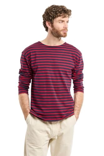Image of Armor Lux Men's Loctudy Sweater, Navire/braise, 4XL